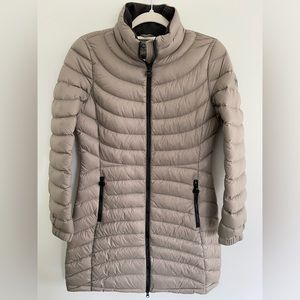 Michael Kors Taupe Puffer Jacket